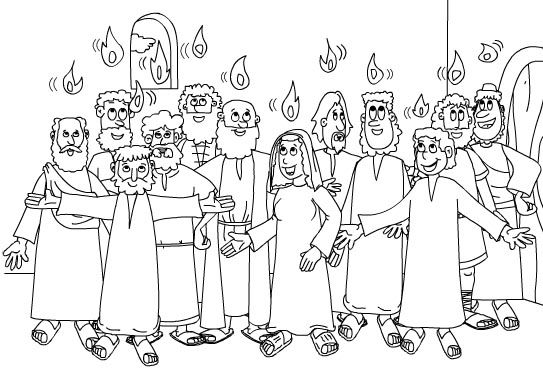 Pentecost acts sunday school coloring pages day of pentecost pentecost