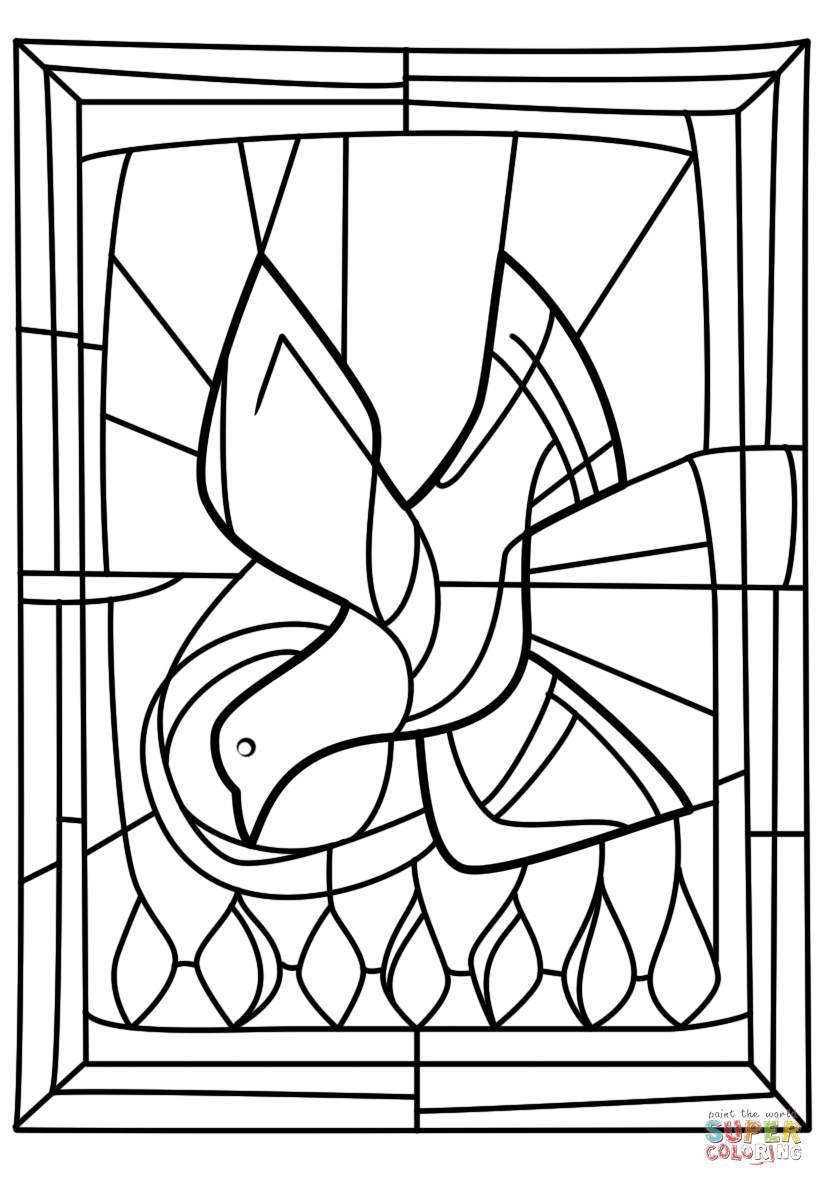 Pentecost seven gifts of the holy spirit coloring page free printable coloring pages