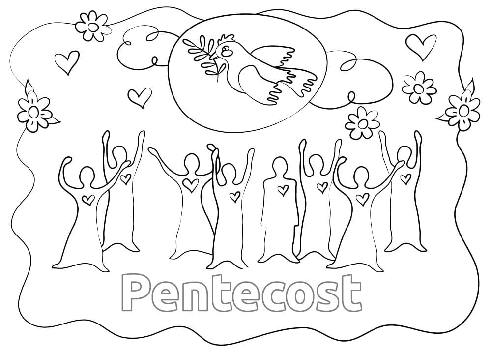 Pentecost malvorlagen