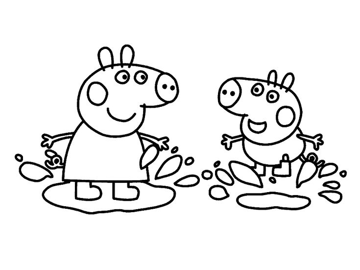 Peppa pig coloring pages