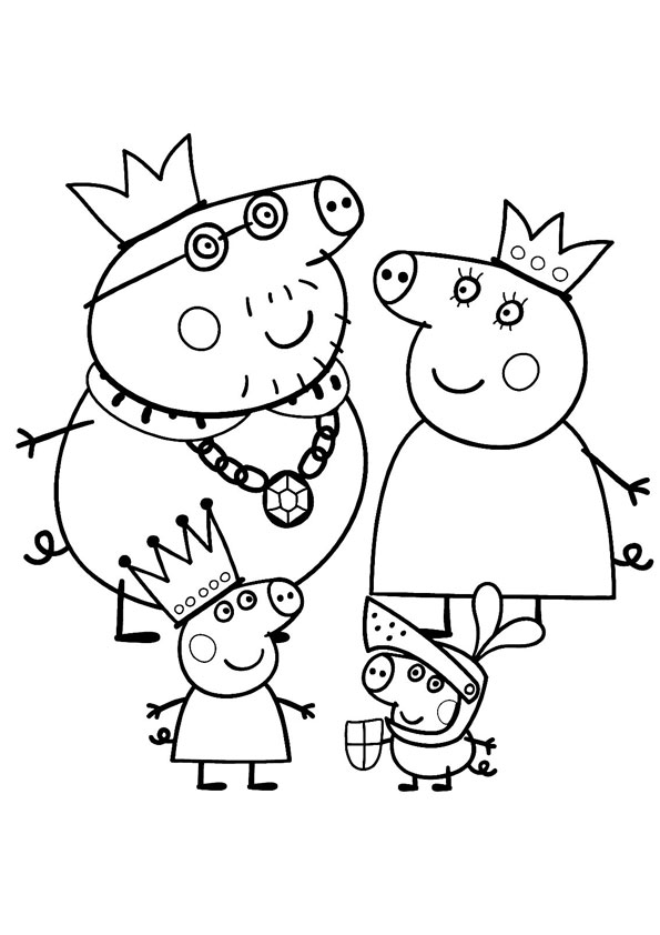 Coloring pages free printable peppa pig coloring pages