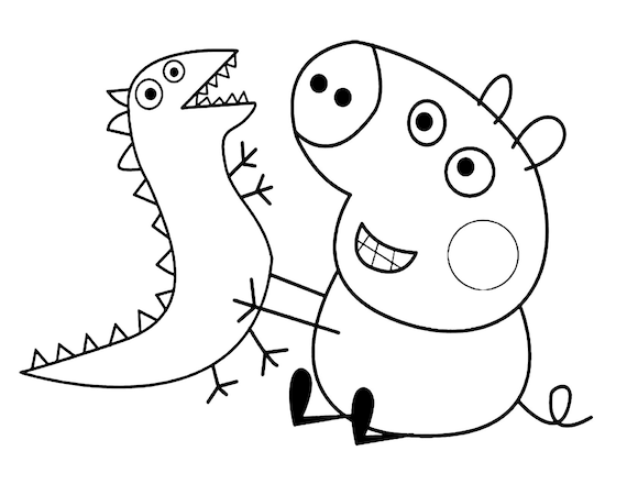 Peppa pig coloring pages