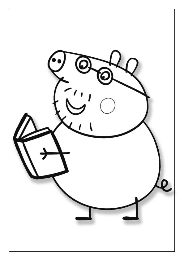 Peppa pig coloring pages printable coloring sheets