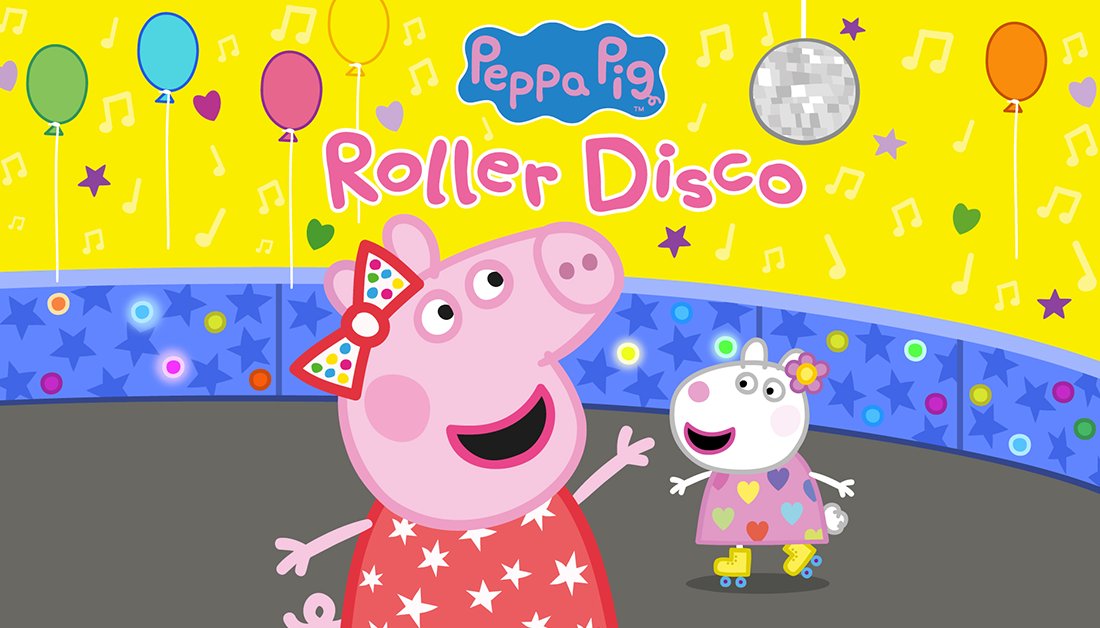 Peppa pig official on roller disco ðº stream now on all platforms ð