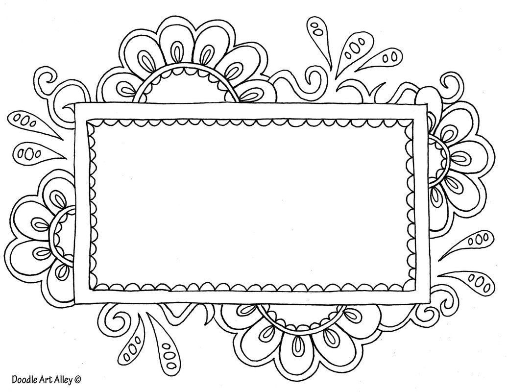 Name templates coloring pages
