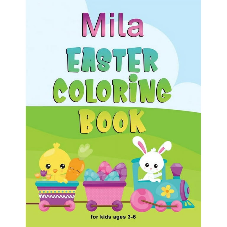 Easter day gift idea mila easter coloring book for kids ages