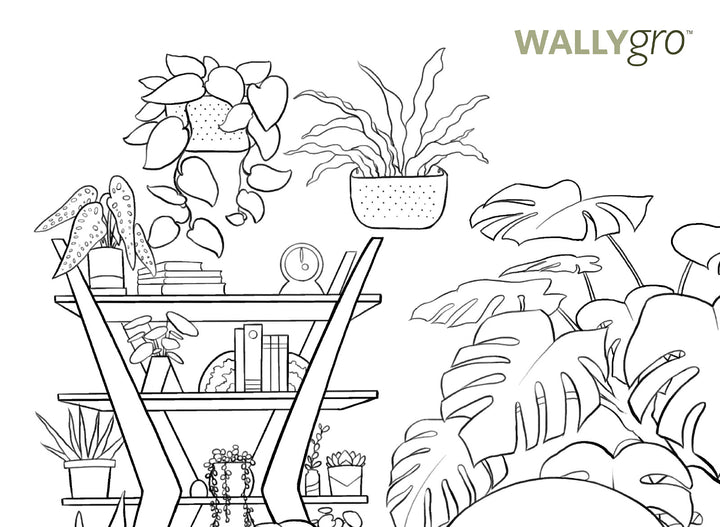International plant appreciation day coloring book pages â