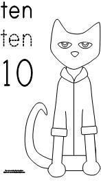 Making learning fun pete the cat number identify and stamp