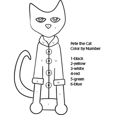 Top free printable pete the cat coloring pages online