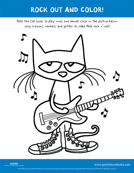 Pete the cat activities songs and educational videos â