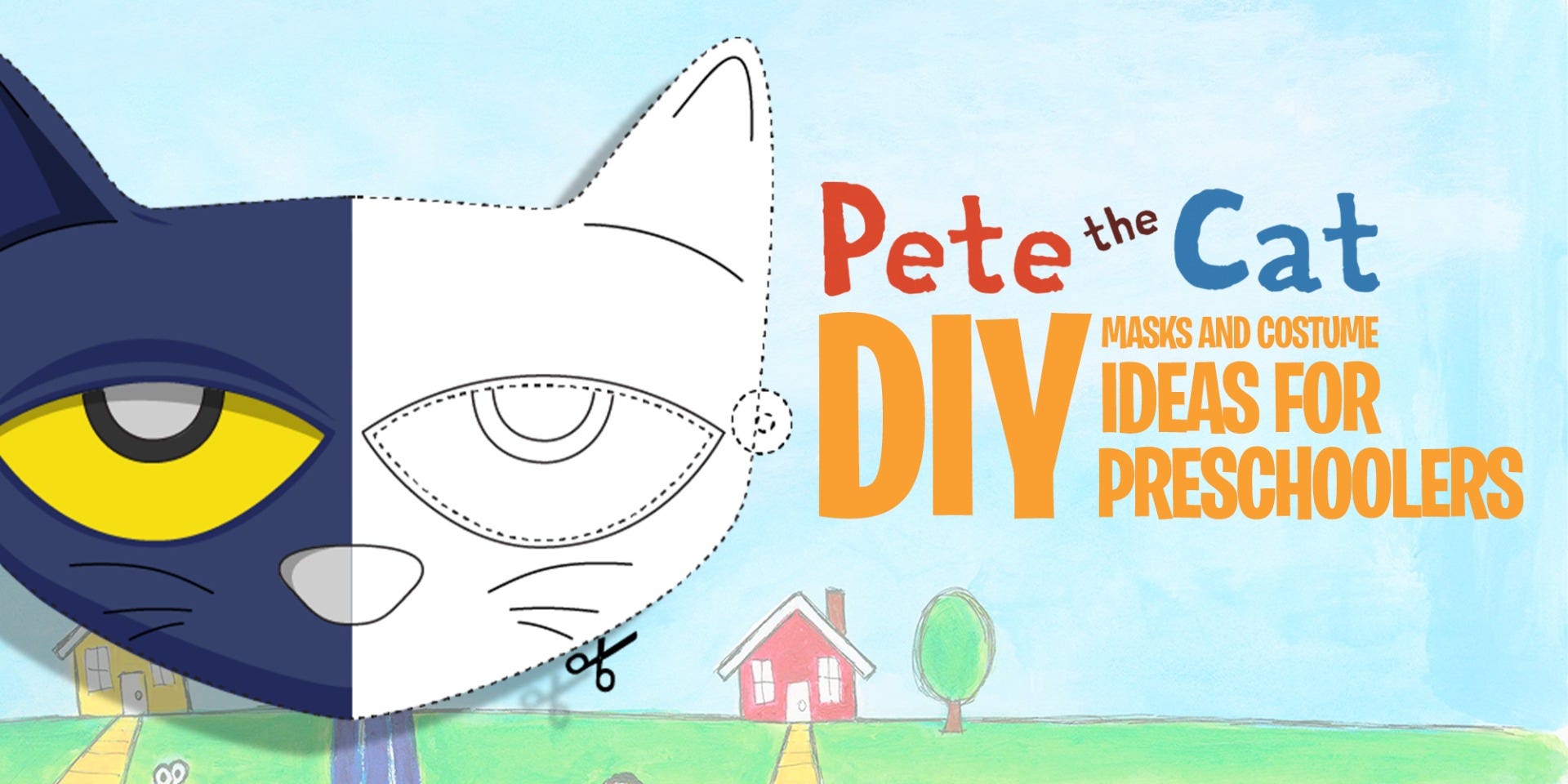 Diy pete the cat and shelby the pug masks educational insights