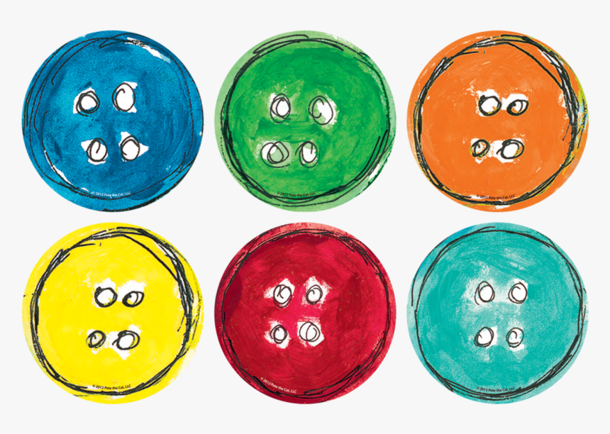 Pete the cat groovy buttons template hd png download