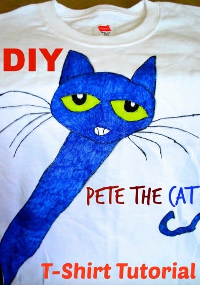 How to make your own diy pete the cat t