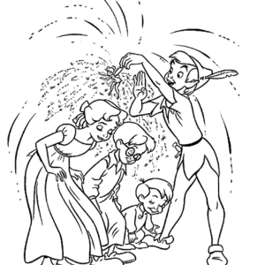 Peter pan coloring pages printable for free download