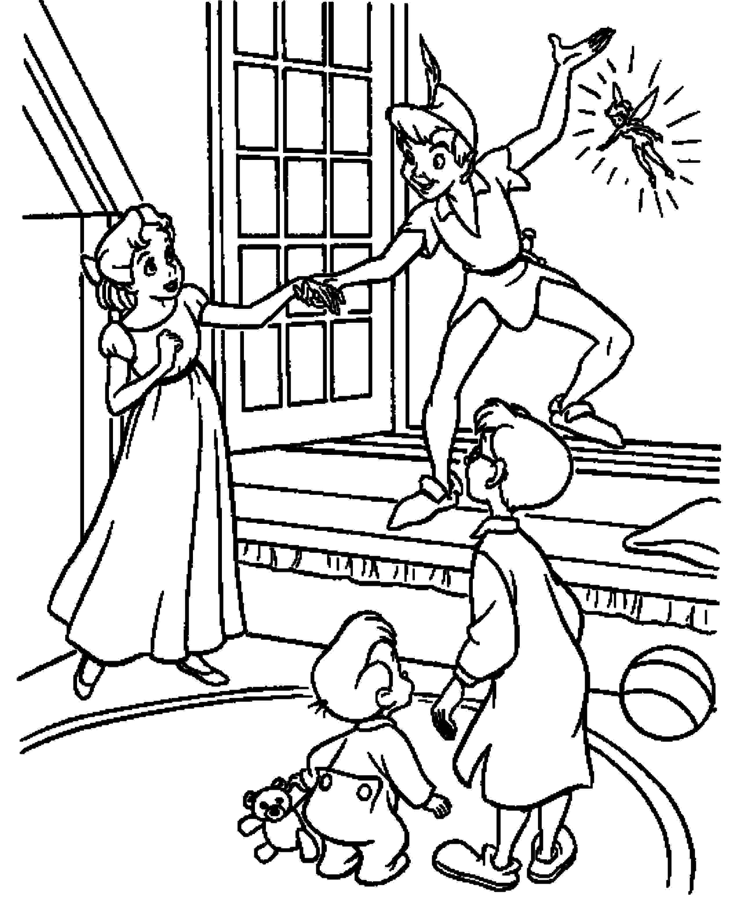 Coloring pages peter pan coloring pages online