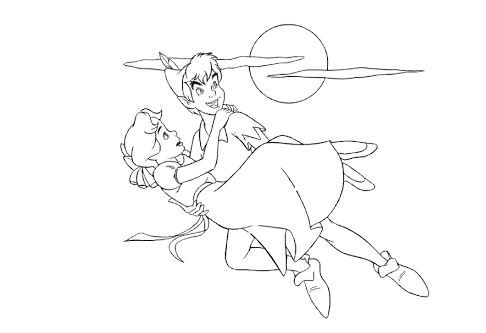 Peter pan and wendy coloring pages cartoon coloring pages peter pan coloring pages disney princess coloring pages