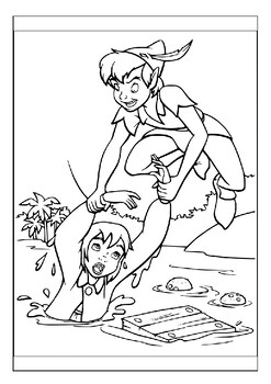 Enchanting peter pan coloring pages for kids spark your childs imagination