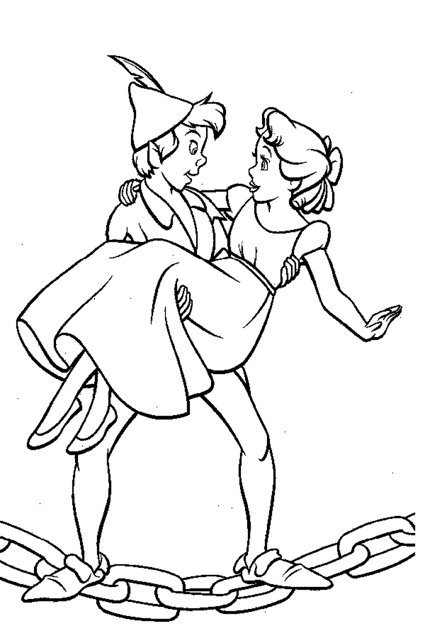 Coloring pages disney peter pan coloring pages