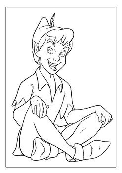 Printable peter pan coloring pages collection ignite imagination in neverland