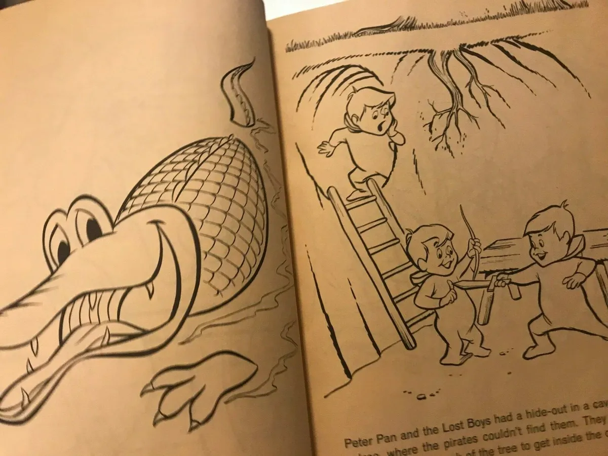 Peter pan coloring book