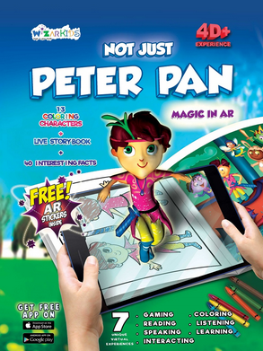English not just peter pan coloring story book at rs piece in new delhi id