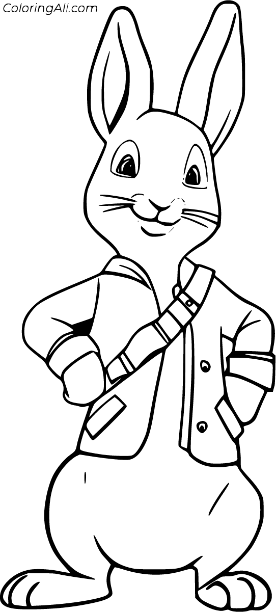 Peter rabbit coloring pages