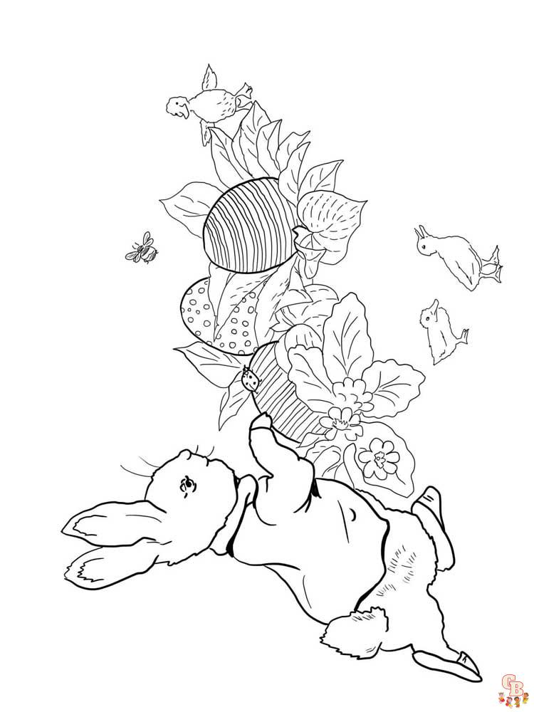 Free printable peter rabbit coloring pages for kids