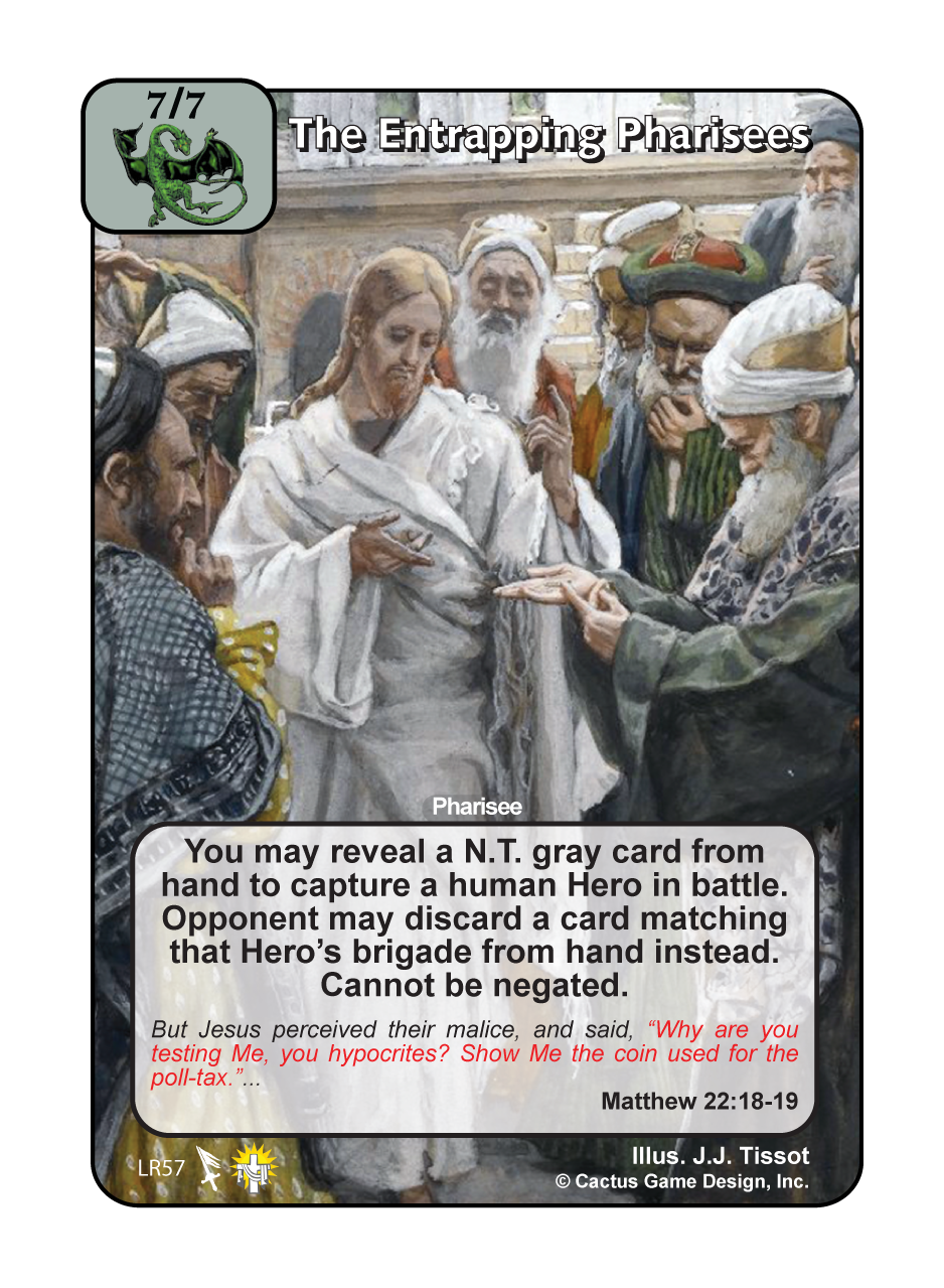 The entrapping pharisees legacy rare
