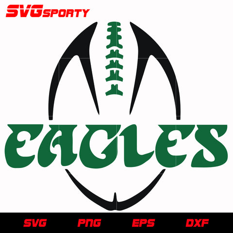 Philadelphia eagles ball svg nfl svg eps dxf png digital file â svg sporty