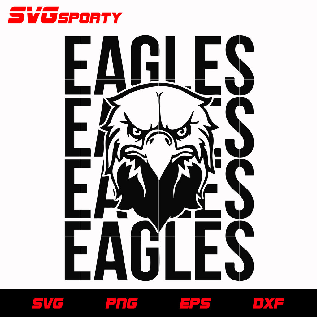 Philadelphia eagles text svg nfl svg eps dxf png digital file â svg sporty