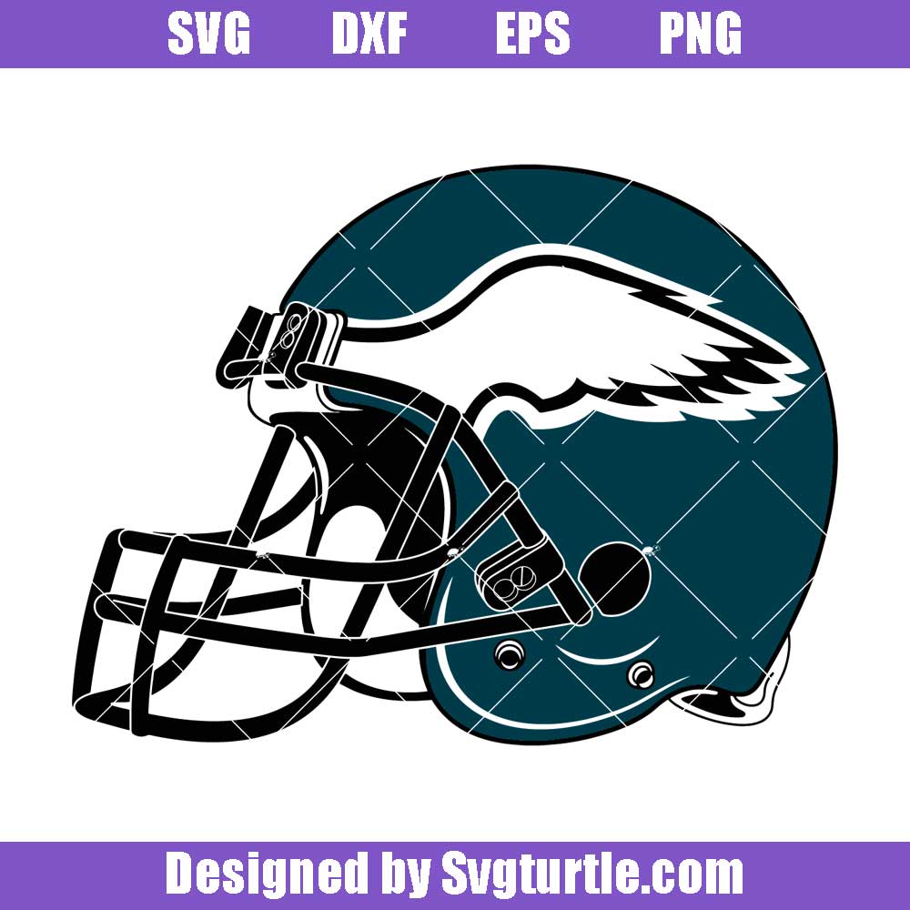 American football svg philadelphia eagles helmet svg