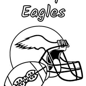 Philadelphia eagles coloring pages printable for free download