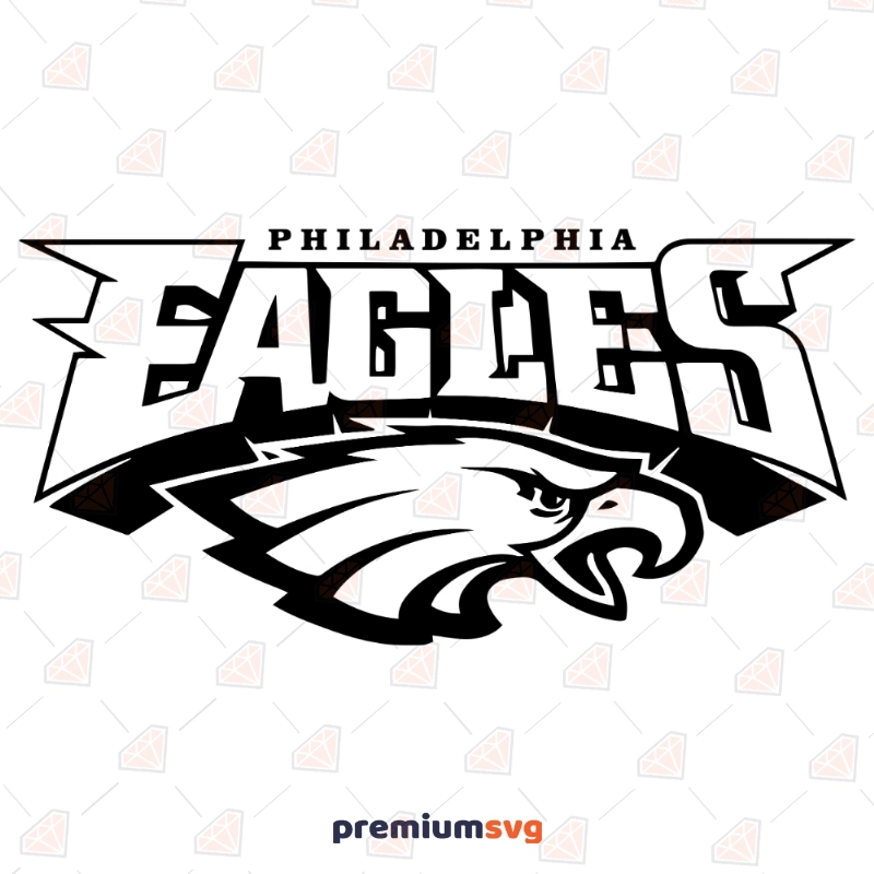 Philadelphia eagles logo svg cut file