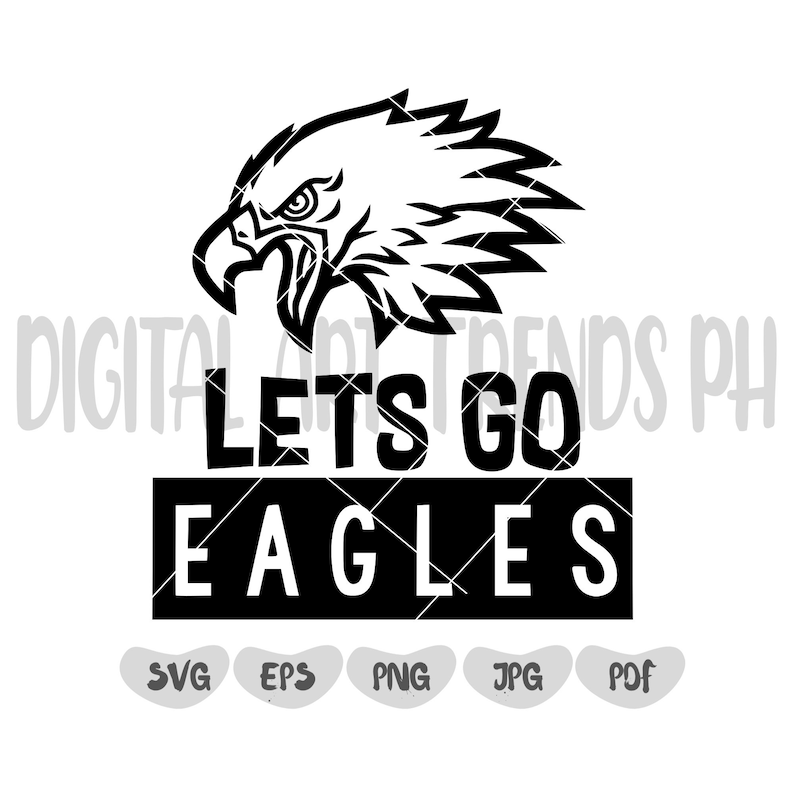 Philadelphia eagles svg lets go eagles svg