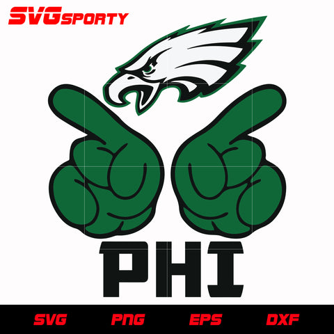 Philadelphia eagles no svg nfl svg eps dxf png digital file â svg sporty