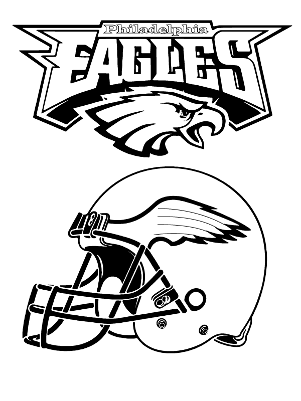 Philadelphia eagles helmet fãrbung seite