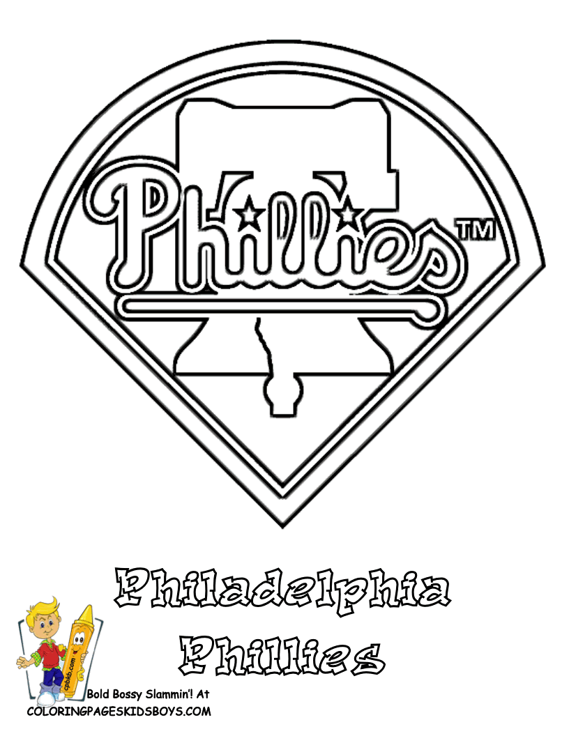 Phillies baseball coloring pages sketch coloring page sports coloring pages baseball coloring pages phillies