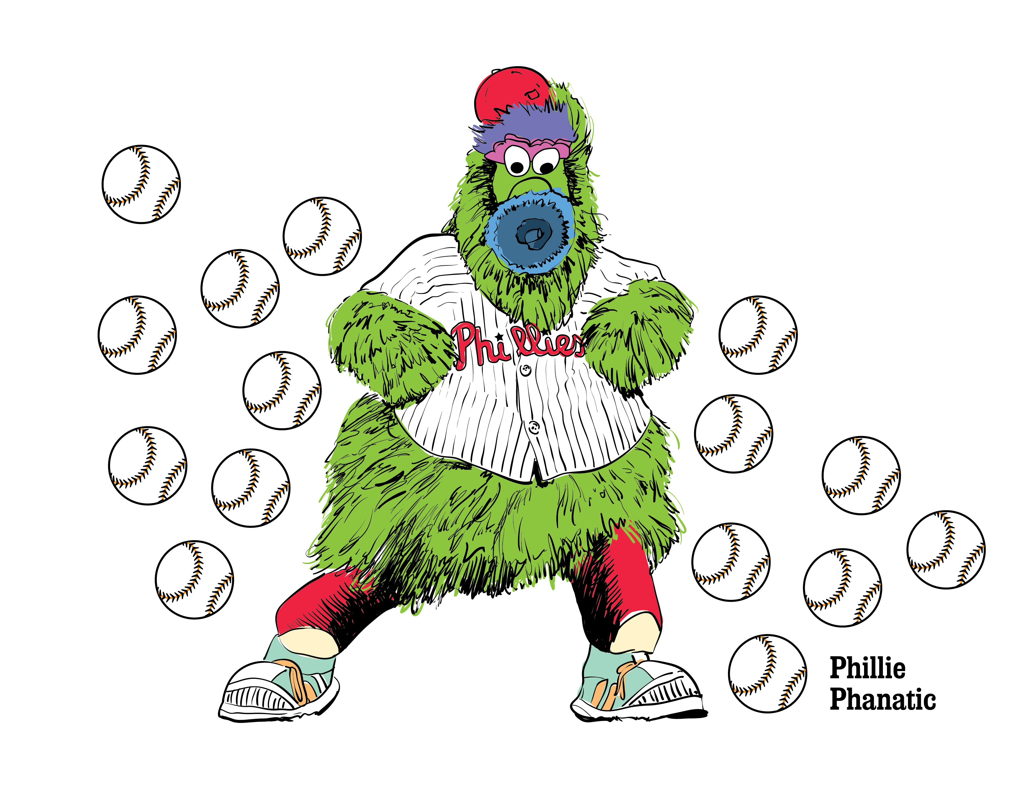 Philadelphia phillies coloring pages are trending download your free sheets