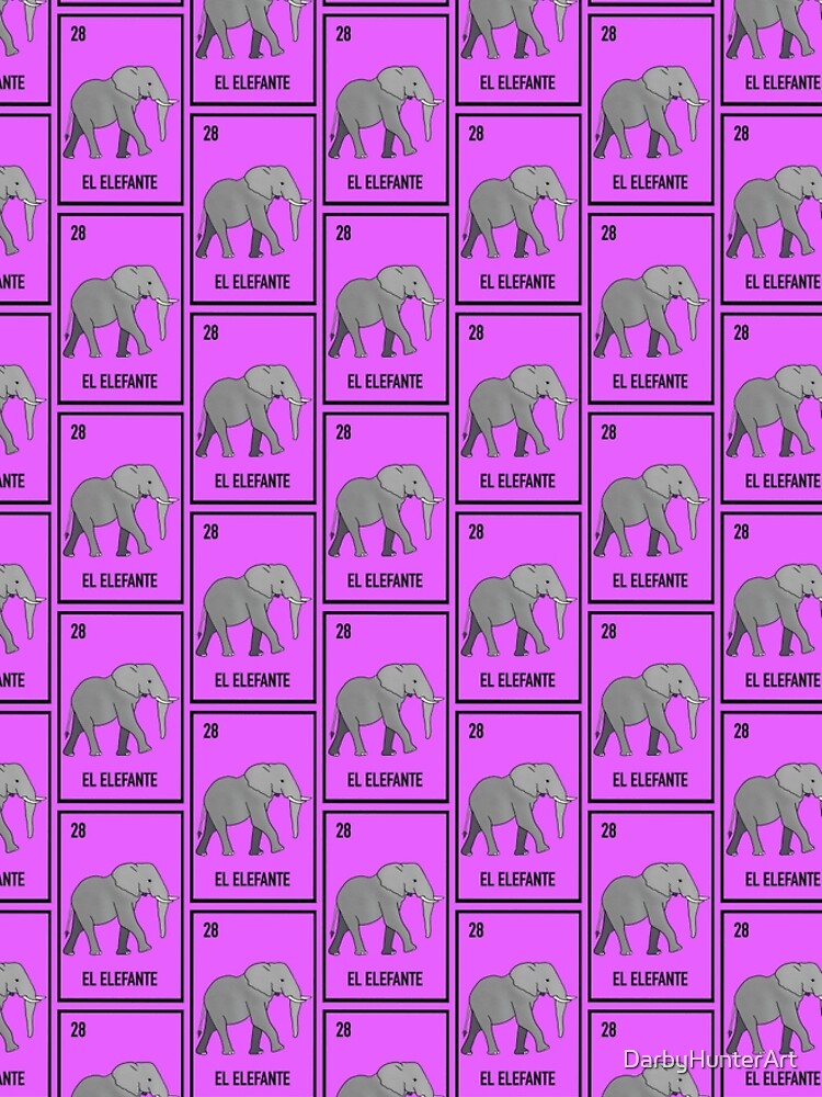 El elefante the elephant loteria card animal loteria graphic t