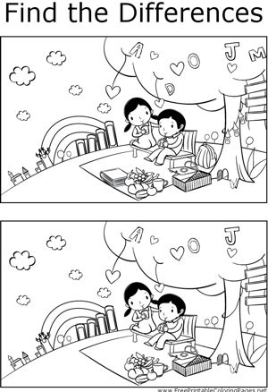 Ftd kids picnic coloring page worksheets for kids kids picnic coloring pages