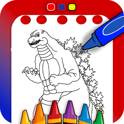 Godzilla coloring book