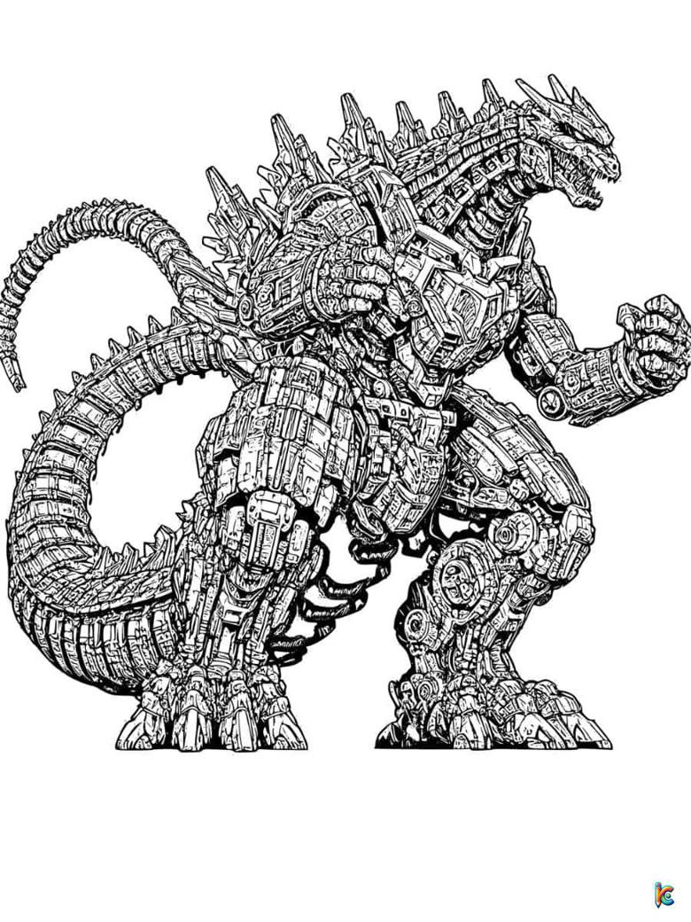 Explore godzilla coloring pages printable free collection