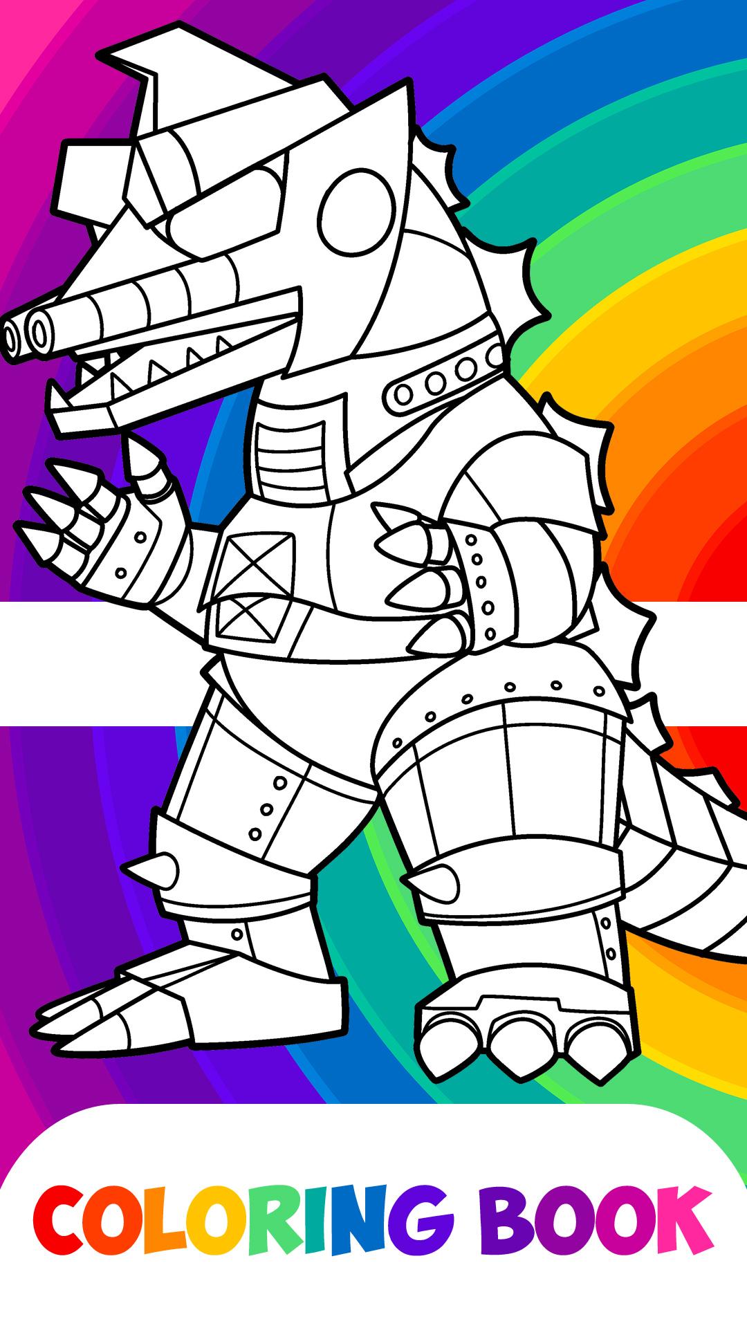 Godzilla coloring book apk for android download