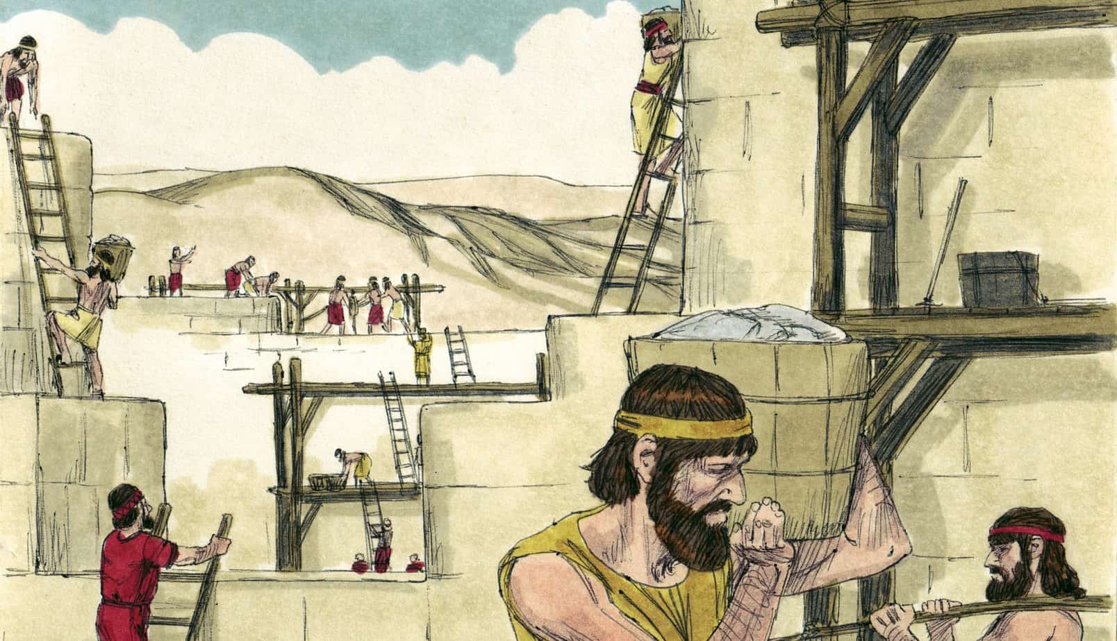 Bible lesson repairing the wall nehemiah