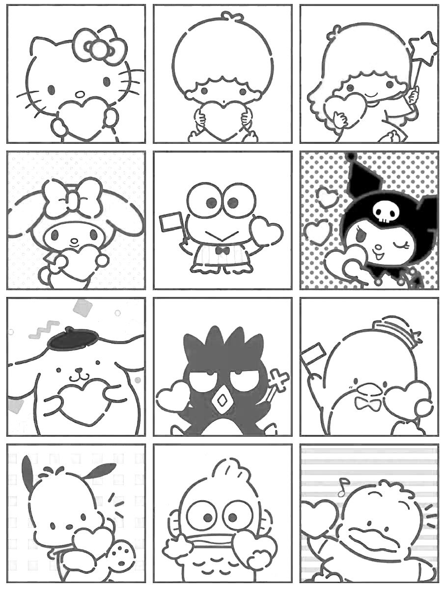Sanrio character hello kitty colouring pages hello kitty coloring hello kitty drawing