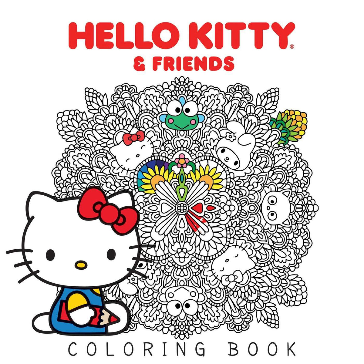 Hello kitty friends coloring book â the soog