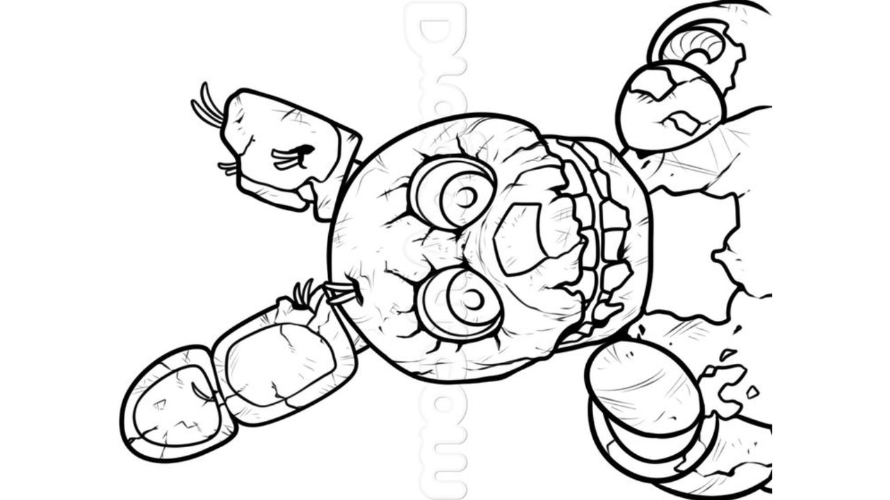 Fnaf coloring page by angeladesalvatore on