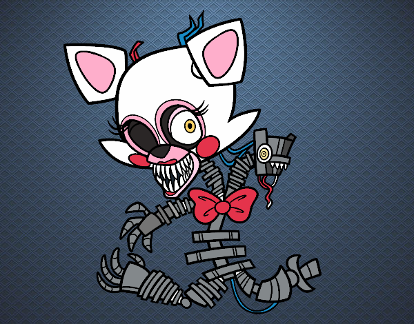 Colored page mangle from five nights at freddys painted by user not registered