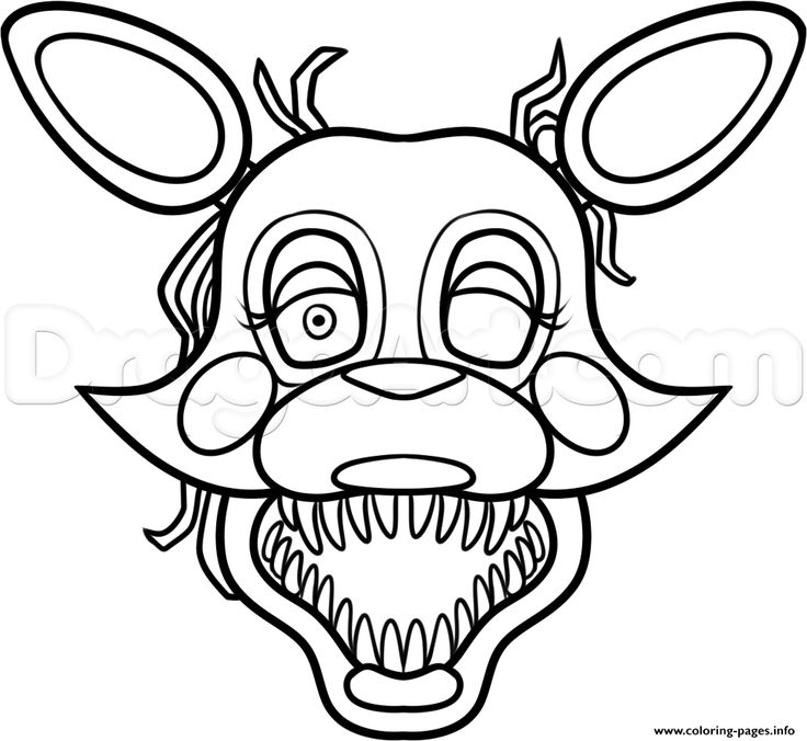 Print mangle from five nights at freddys fnaf coloring pages fnaf coloring pages coloring pages five nights at freddys