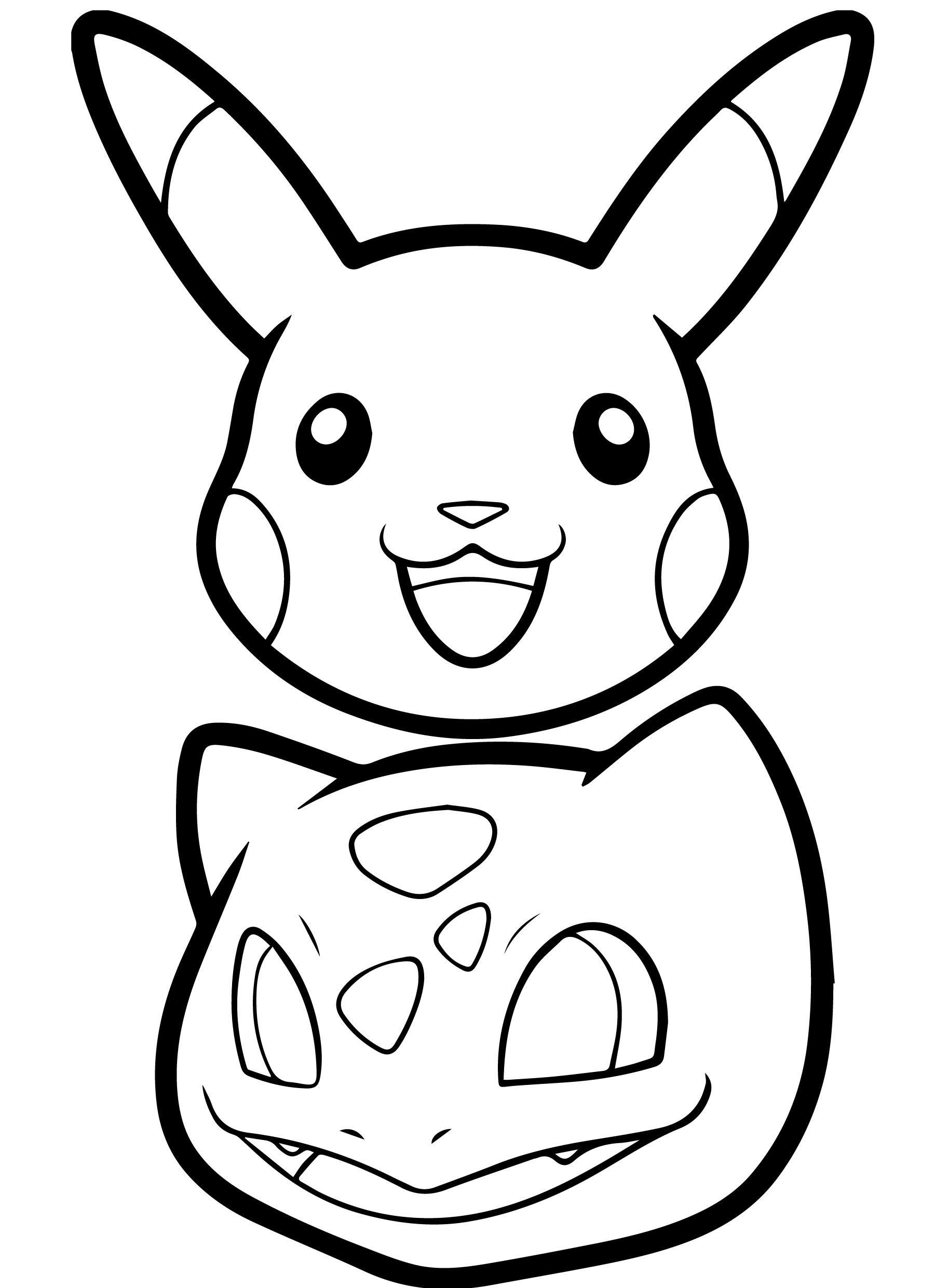 Pikachu coloring pages head pikachu coloring page pokemon coloring pages minion coloring pages